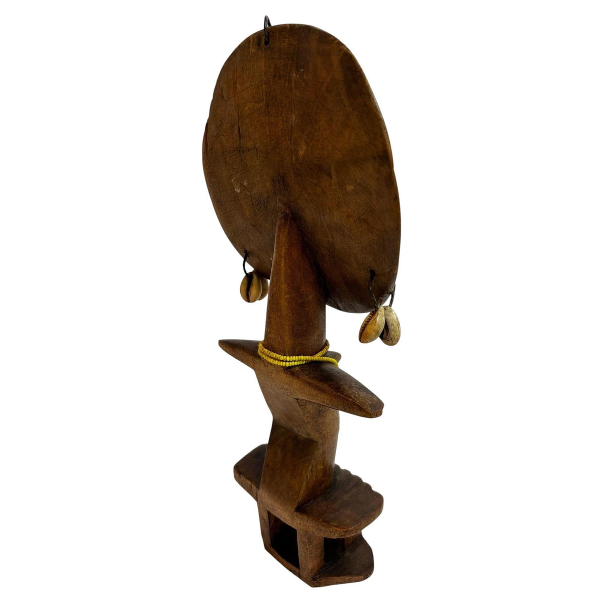 Ashanti Akua’ba Fertility Figure with Cowrie Shells, Ghana, circa 1930 — additional view 9