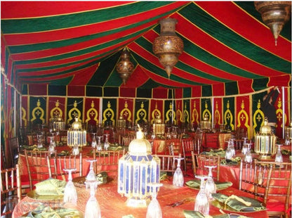 Hand-Crafted Moroccan Caidale Tent by Berber Tribes, 20 ft x 40 ft