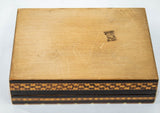 Moorish Spain Inlaid Marquetry Mosaic Box 1950's