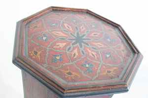 Moroccan Moorish Pedestal Octagonal Table 1960s