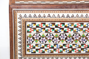 Middle Eastern Mosaic Moorish Box Inlaid