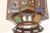 Late 20th Century Moroccan Moorish Hanging Glass Lantern