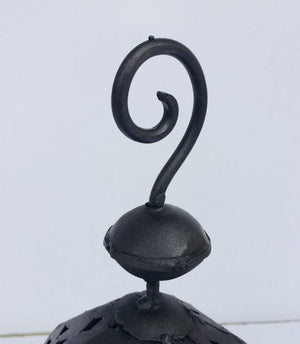 Moroccan Hurricane Metal Candle Lantern Indoor or Outdoor