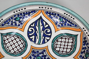 Moroccan Ceramic Tajine from Fez