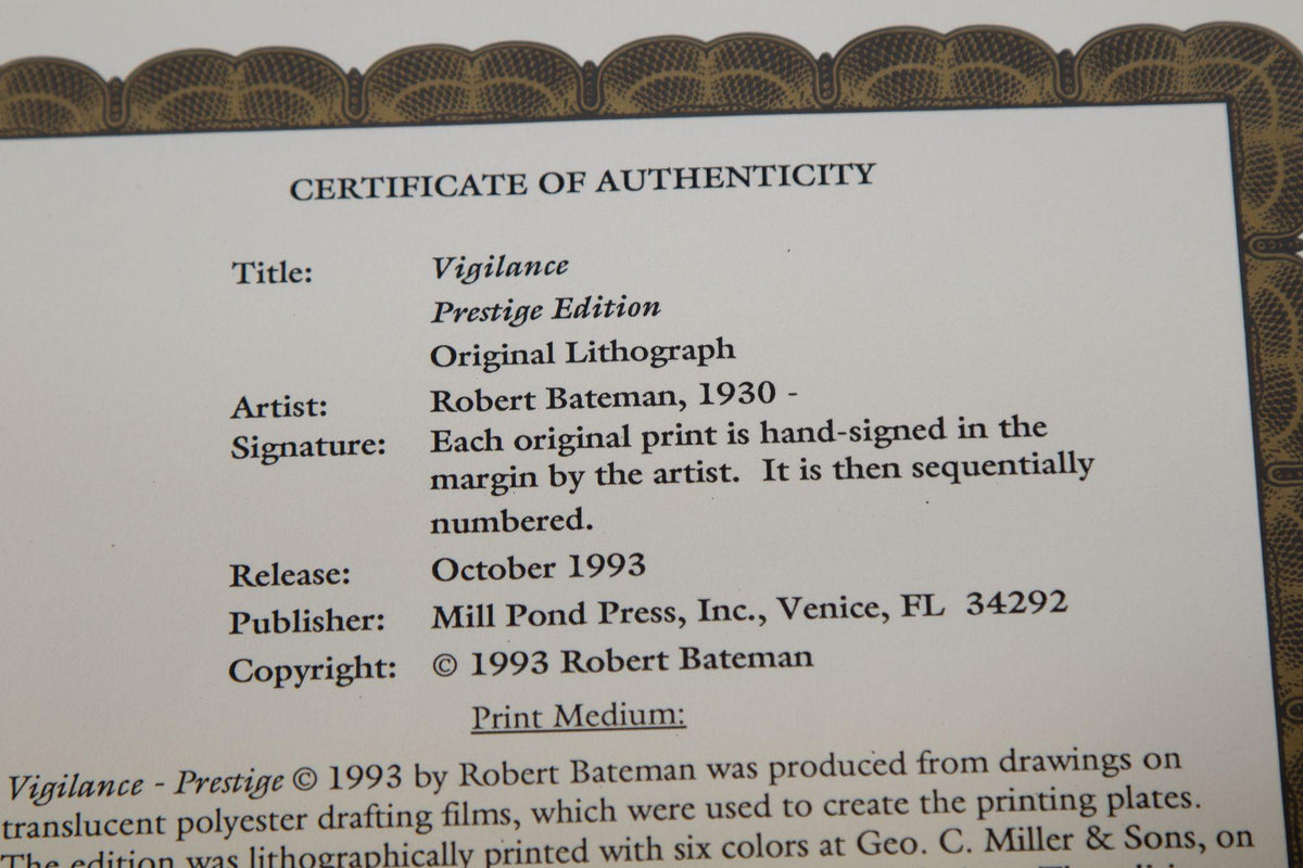 Eagle Bust Signed Limited Edition Original Lithograph by Robert Bateman — additional view 11