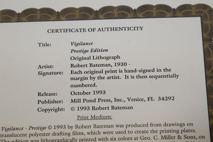 Eagle Bust Signed Limited Edition Original Lithograph by Robert Bateman — additional view 11