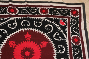 Vintage Samarkand Suzani, Uzbekistan