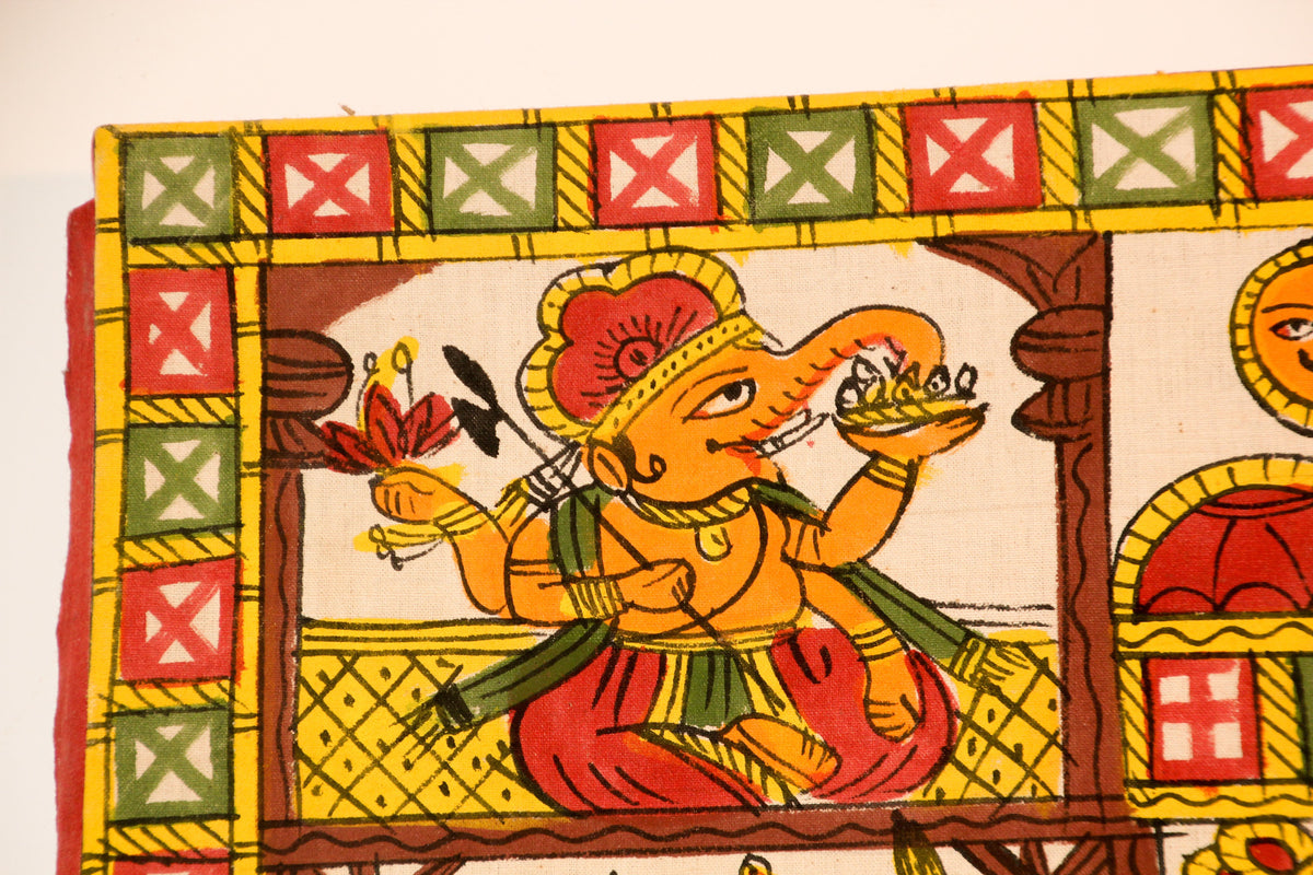 Asian Decorative Art Phad Painting Rajasthan Royal Procession — additional view 5