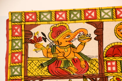 Asian Decorative Art Phad Painting Rajasthan Royal Procession — additional view 5