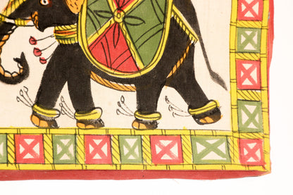 Asian Decorative Art Phad Painting Rajasthan Royal Procession — additional view 13
