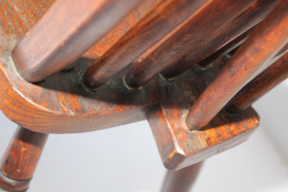 Victorian 1840 Hoop Back Windsor Chair High Wycombe — England