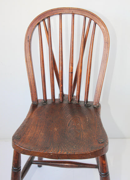 Victorian 1840 Hoop Back Windsor Chair High Wycombe — England