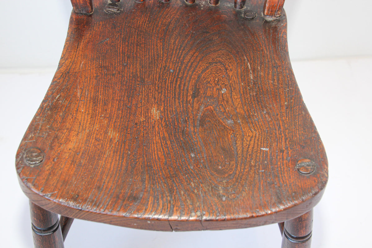 Victorian 1840 Hoop Back Windsor Chair High Wycombe — England
