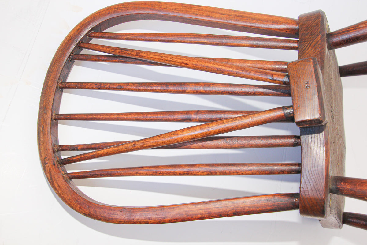 Victorian 1840 Hoop Back Windsor Chair High Wycombe — England