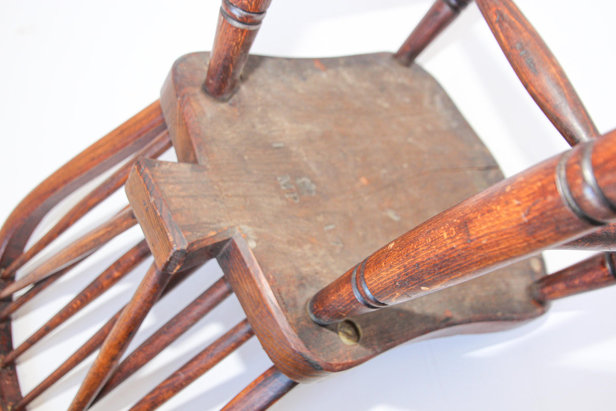 Victorian 1840 Hoop Back Windsor Chair High Wycombe — England