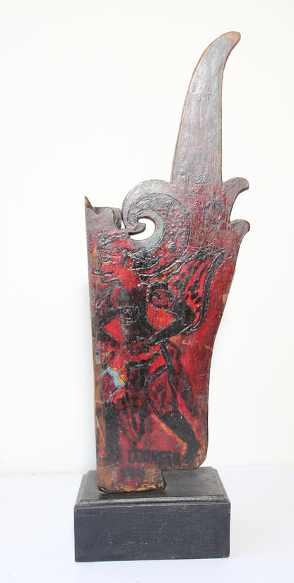 18th Century Hand-Carved Wood Temple Fragment from Rajasthan, India — additional view 2