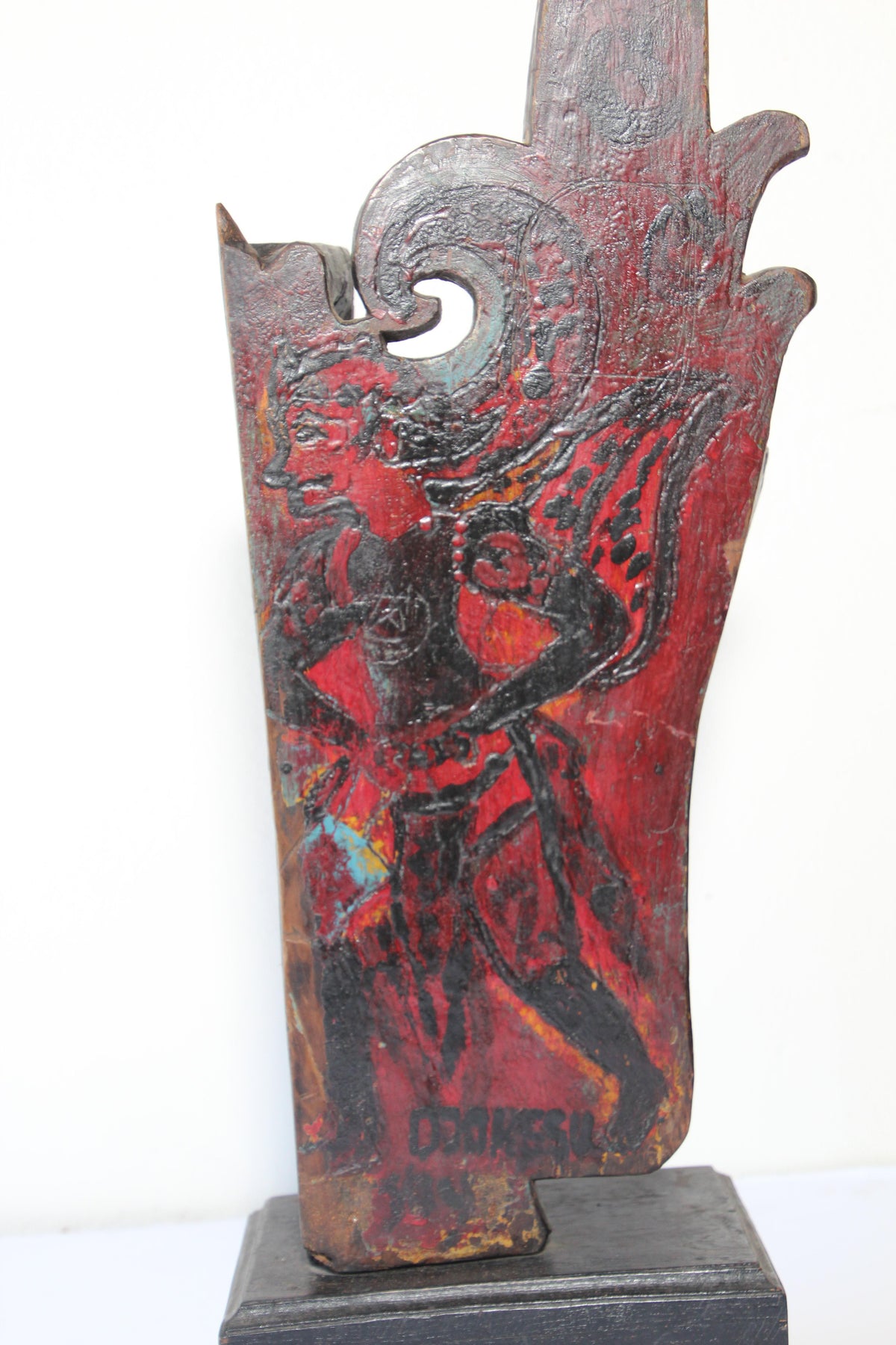 18th Century Hand-Carved Wood Temple Fragment from Rajasthan, India — additional view 11