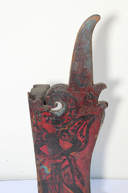 18th Century Hand-Carved Wood Temple Fragment from Rajasthan, India — additional view 3