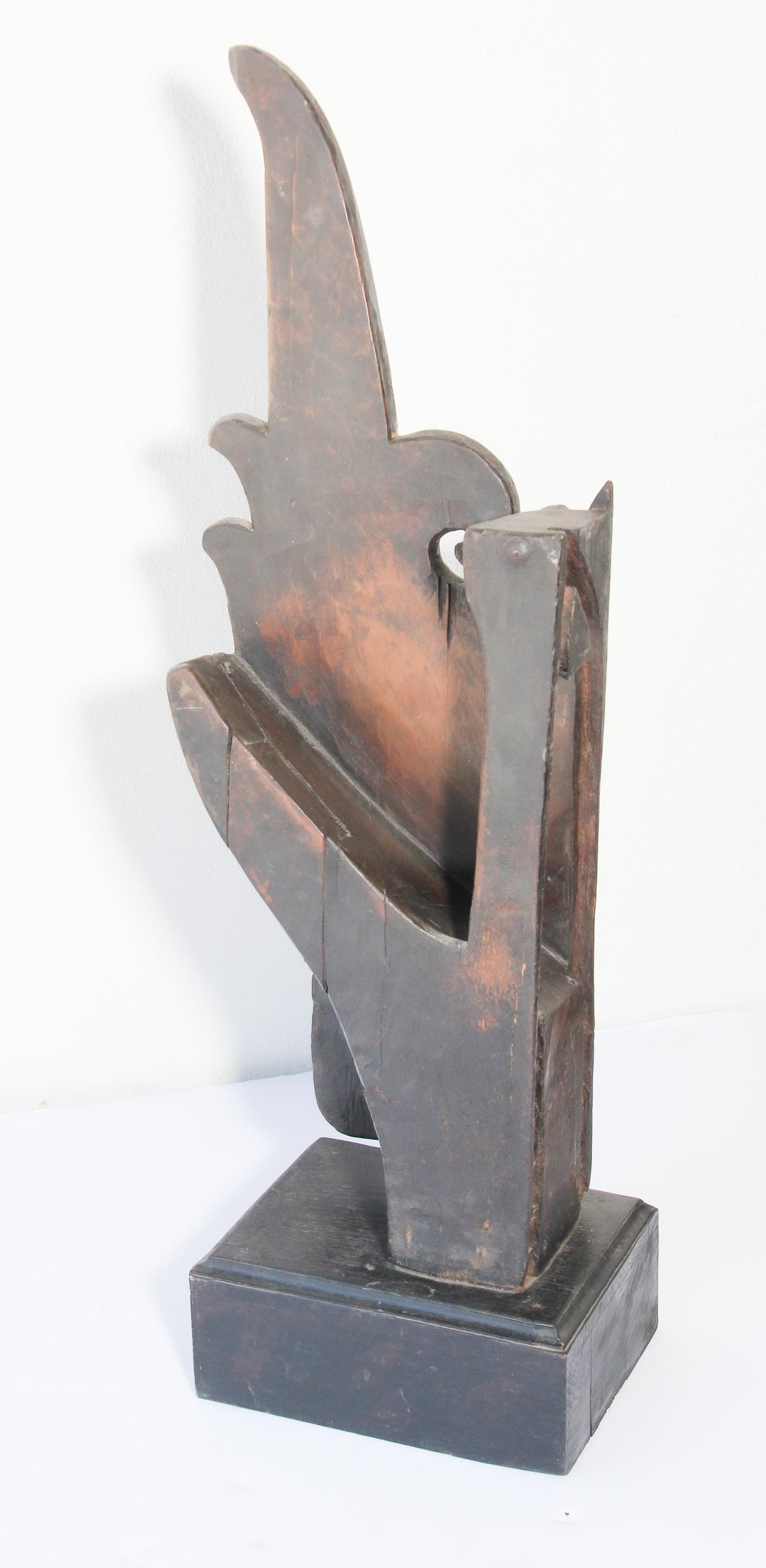 18th Century Hand-Carved Wood Temple Fragment from Rajasthan, India — additional view 9