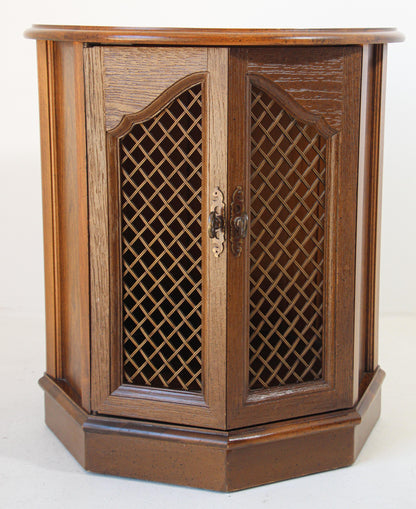Traditional Barker Bros Moorish Accent Side Table Cabinet — United States