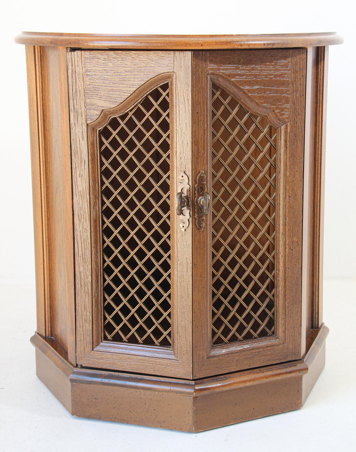 Traditional Barker Bros Moorish Accent Side Table Cabinet — United States