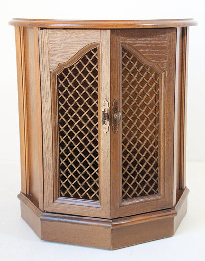 Traditional Barker Bros Moorish Accent Side Table Cabinet — United States
