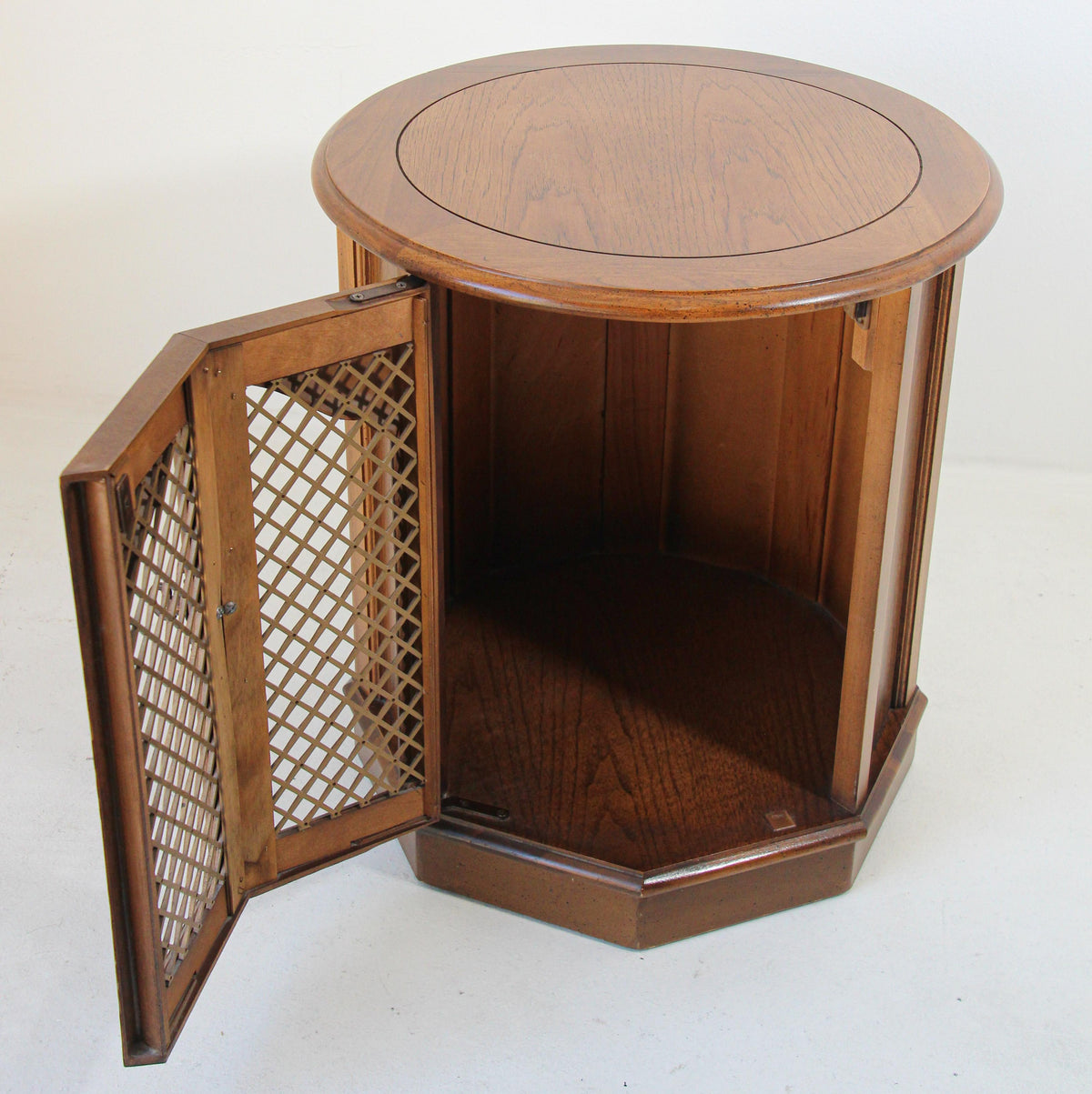 Traditional Barker Bros Moorish Accent Side Table Cabinet — United States