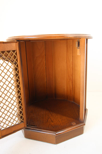 Traditional Barker Bros Moorish Accent Side Table Cabinet — United States