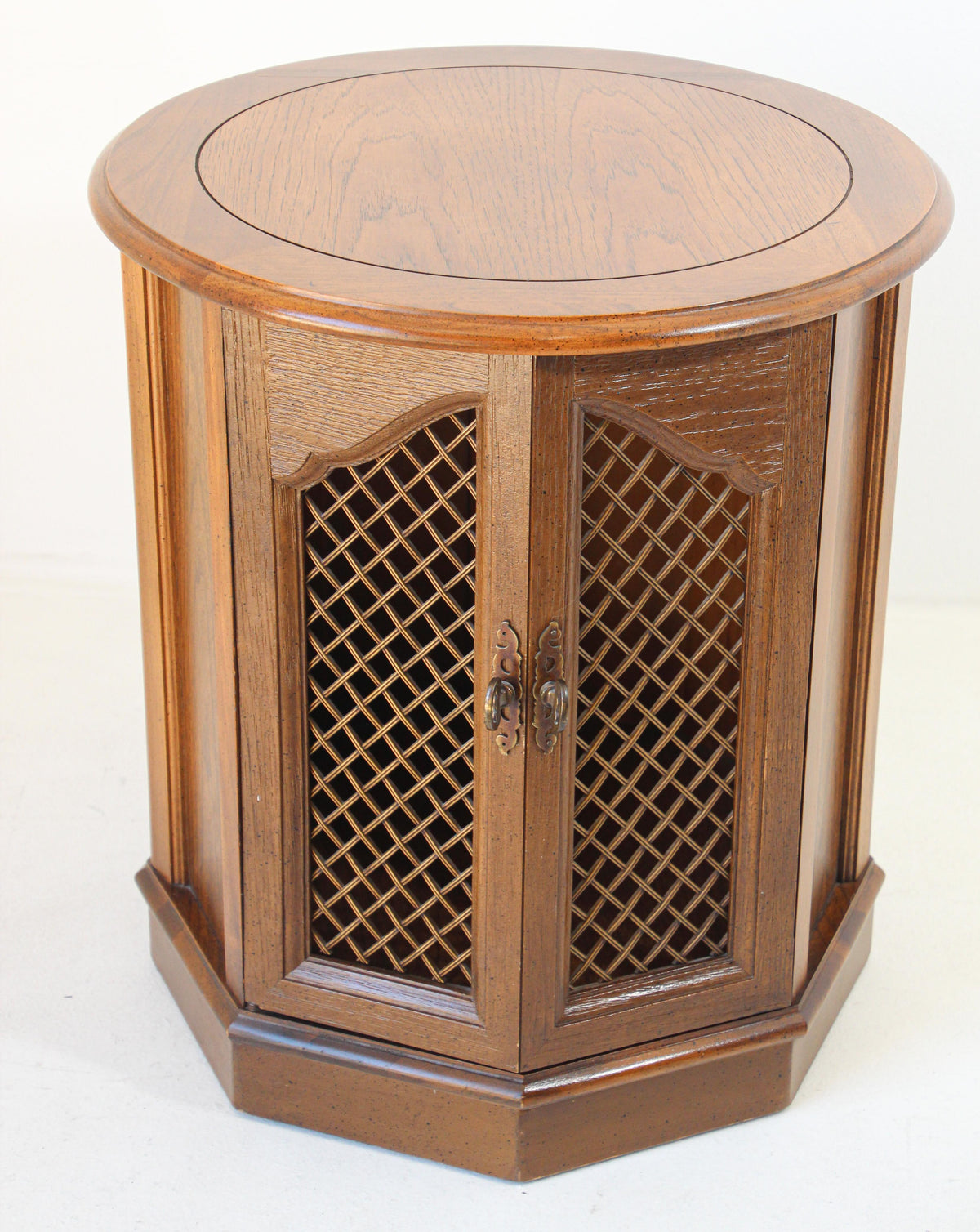 Traditional Barker Bros Moorish Accent Side Table Cabinet — United States