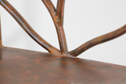 Spanish Wrought Iron Barstools with Back Set of Six — detail view 12
