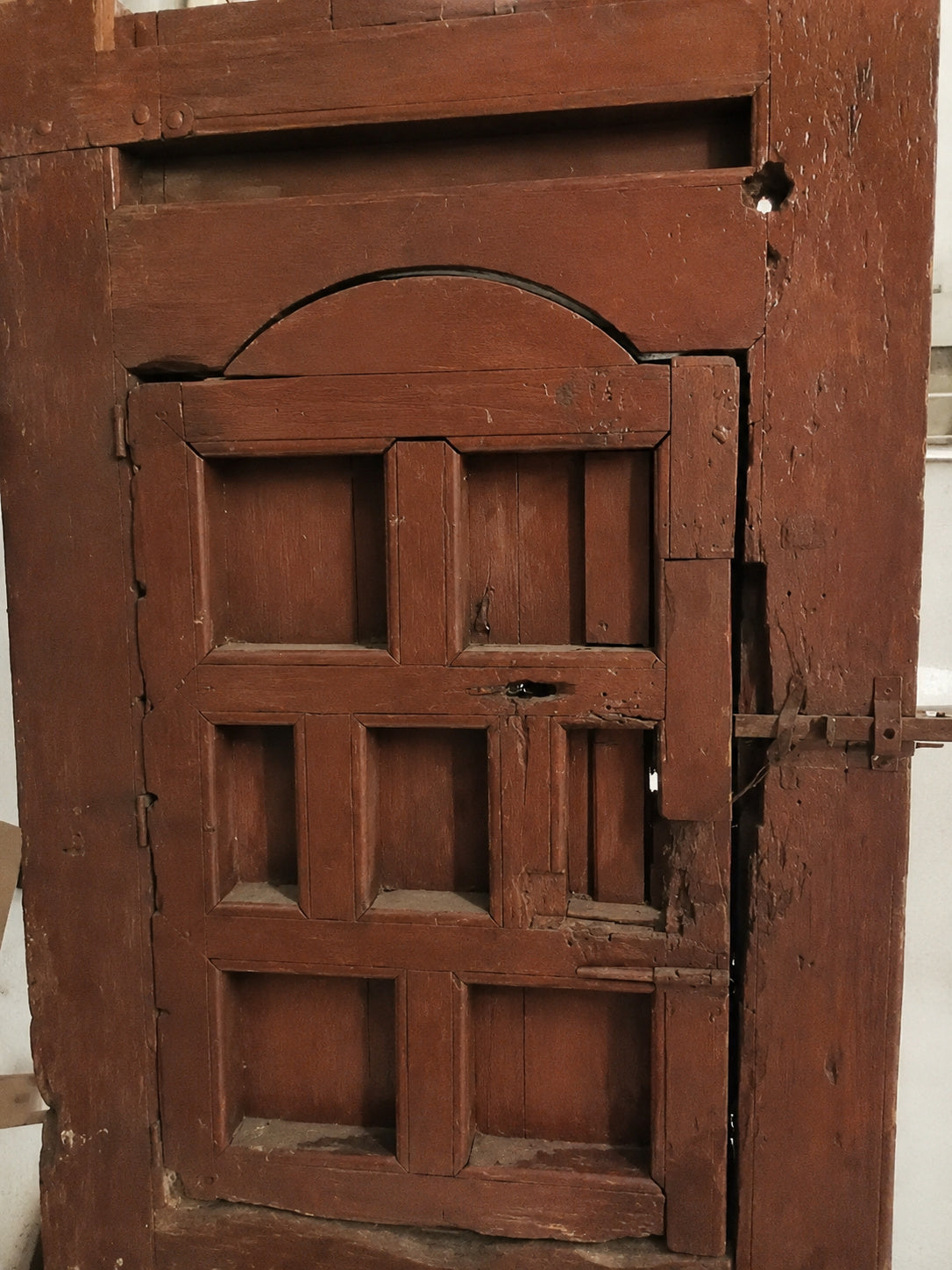 19th Century Large Moroccan Ryad Studded Moorish Antique Door