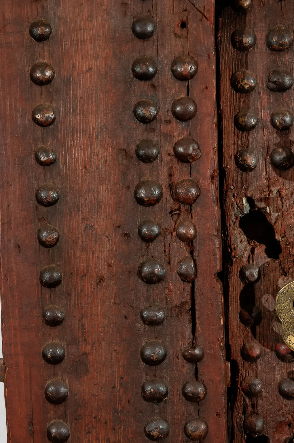 19th Century Large Moroccan Ryad Studded Moorish Antique Door