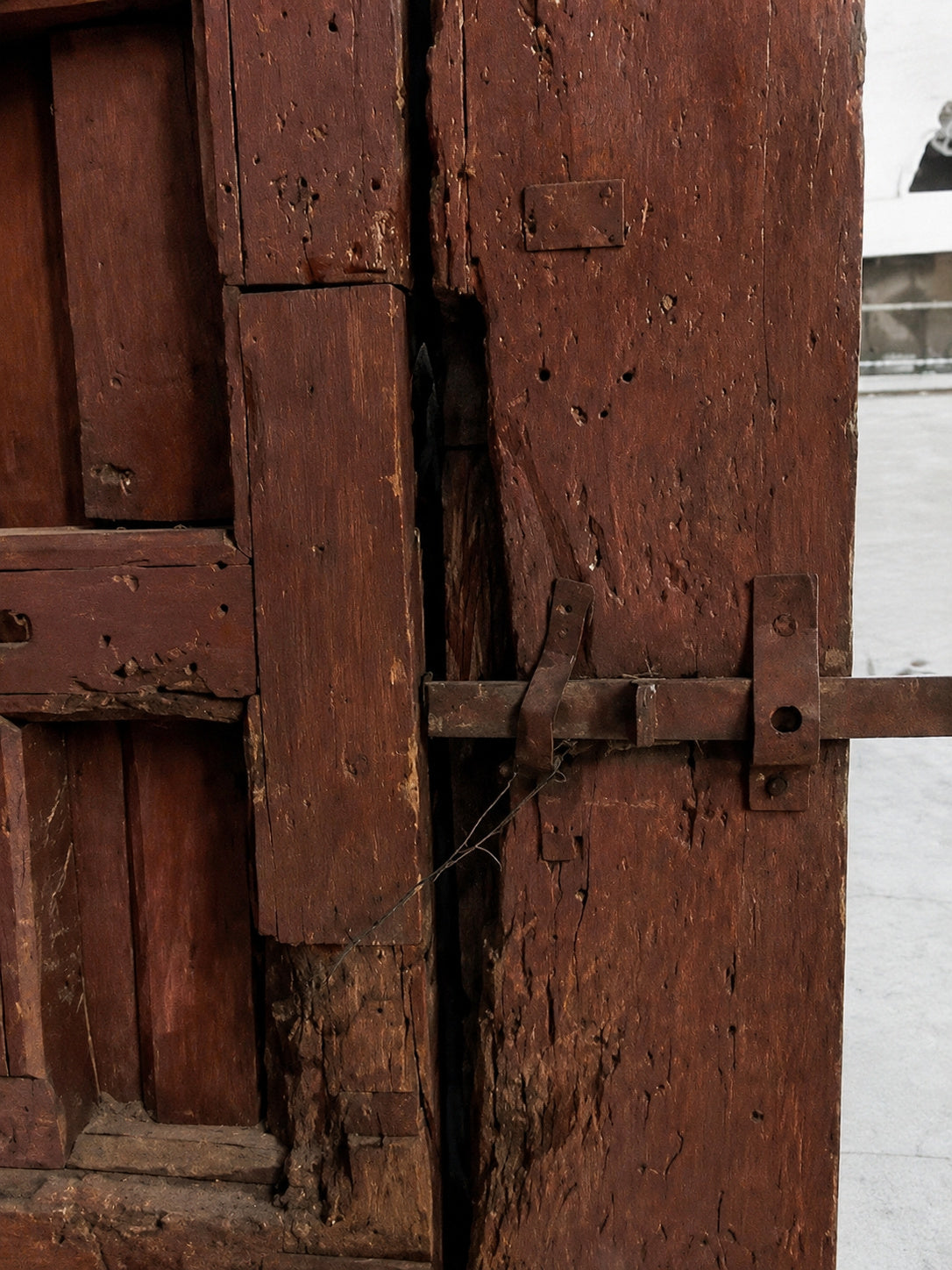 19th Century Large Moroccan Ryad Studded Moorish Antique Door
