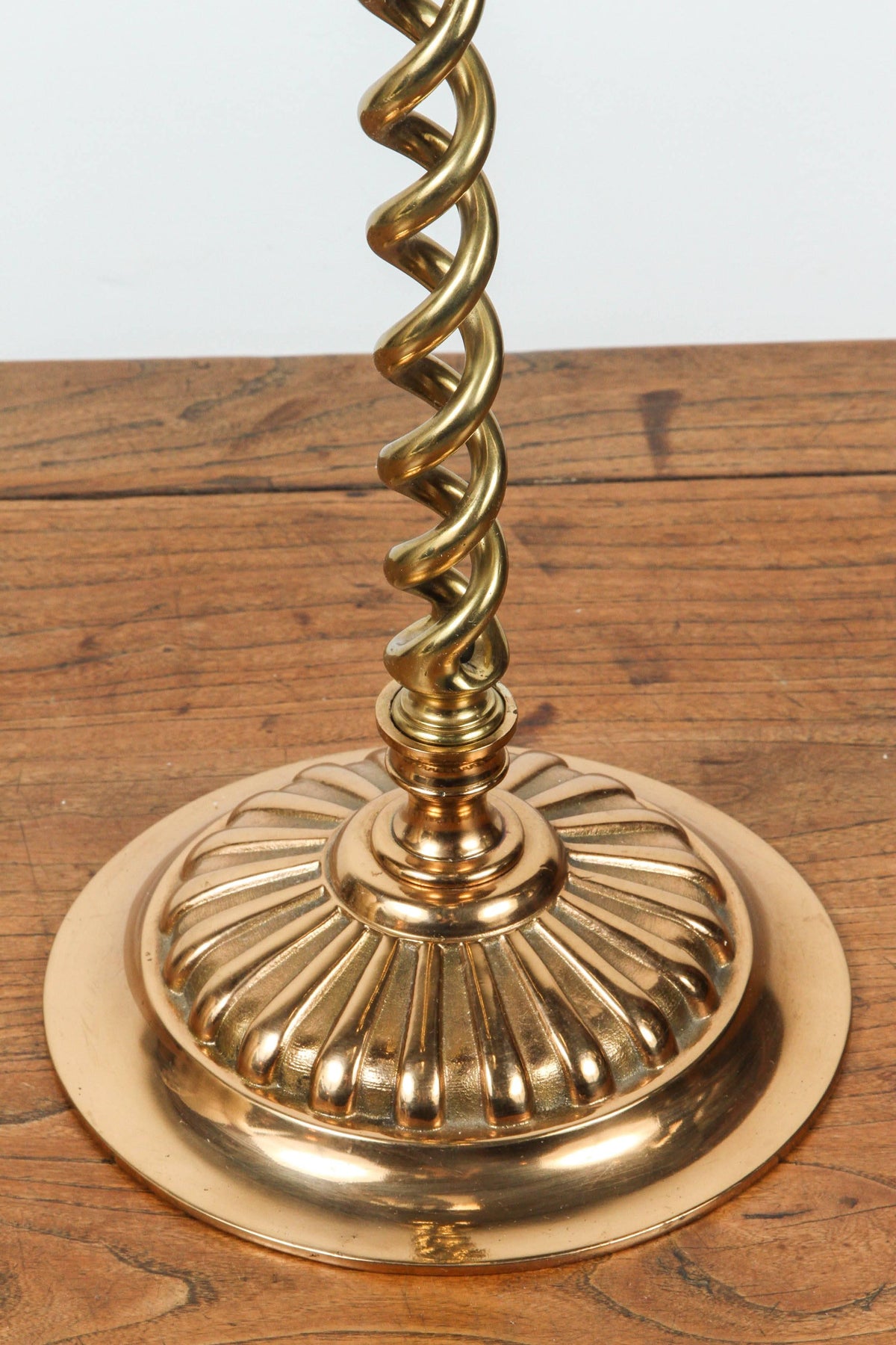 Victorian Brass Candlesticks, Barley Twist Design, Circa 1890 — additional view 10
