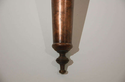 Pair of Monumental Moroccan Moorish Pierced Brass Wall Torchiere Sconces – view 5