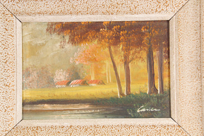 Antique French Provincial Oil on Canvas Painting, Signed, Circa 1920s — additional view 10