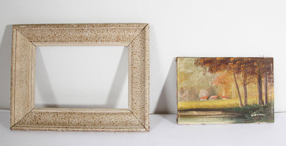 Antique French Provincial Oil on Canvas Painting, Signed, Circa 1920s — additional view 2