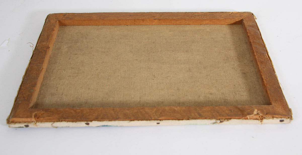 Antique French Provincial Oil on Canvas Painting, Signed, Circa 1920s — additional view 5