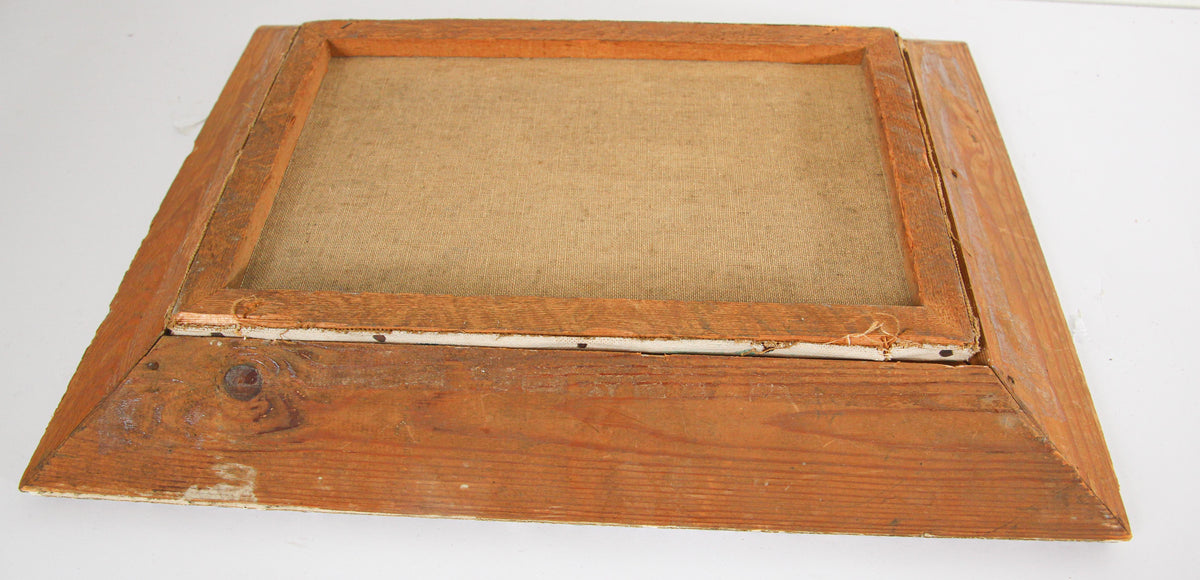 Antique French Provincial Oil on Canvas Painting, Signed, Circa 1920s — additional view 9