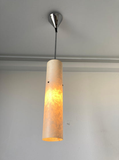 Stitched Parchment Pendant Light in the Style of Santa & Cole, Spain, 1980 — additional view 15