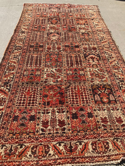 Antique Hand-Knotted Wool Rug from Turkey, Bohemian Design, Circa 1940 — Turkey