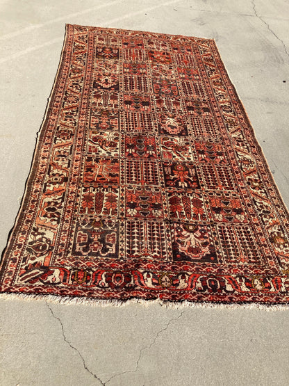 Antique Hand-Knotted Wool Rug from Turkey, Bohemian Design, Circa 1940 — Turkey