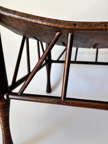 Egyptian Revival Thebes Stool, Attributed to Liberty of London, Early 20th Century — additional view 5