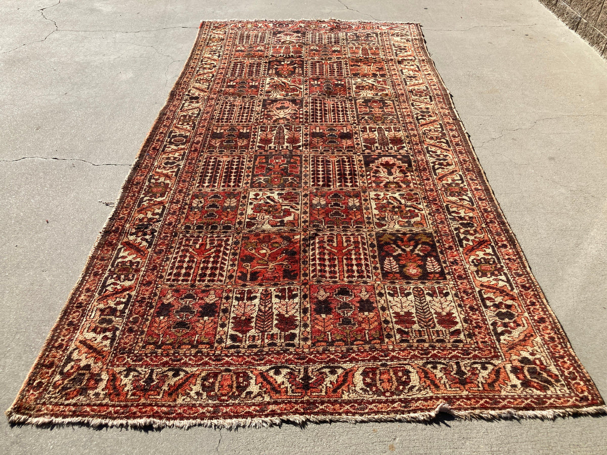 Antique Hand-Knotted Wool Rug from Turkey, Bohemian Design, Circa 1940 — Turkey