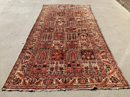 Antique Hand-Knotted Wool Rug from Turkey, Bohemian Design, Circa 1940 — Turkey