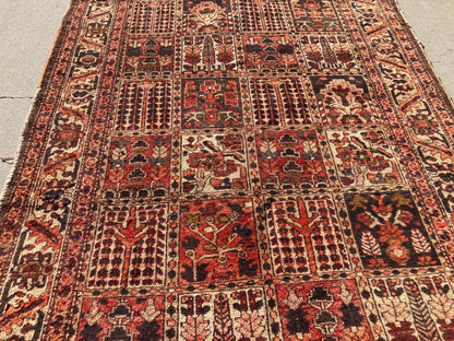 Antique Hand-Knotted Wool Rug from Turkey, Bohemian Design, Circa 1940 — Turkey