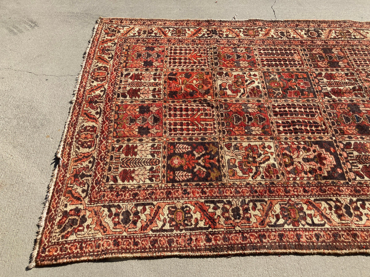 Antique Hand-Knotted Wool Rug from Turkey, Bohemian Design, Circa 1940 — Turkey