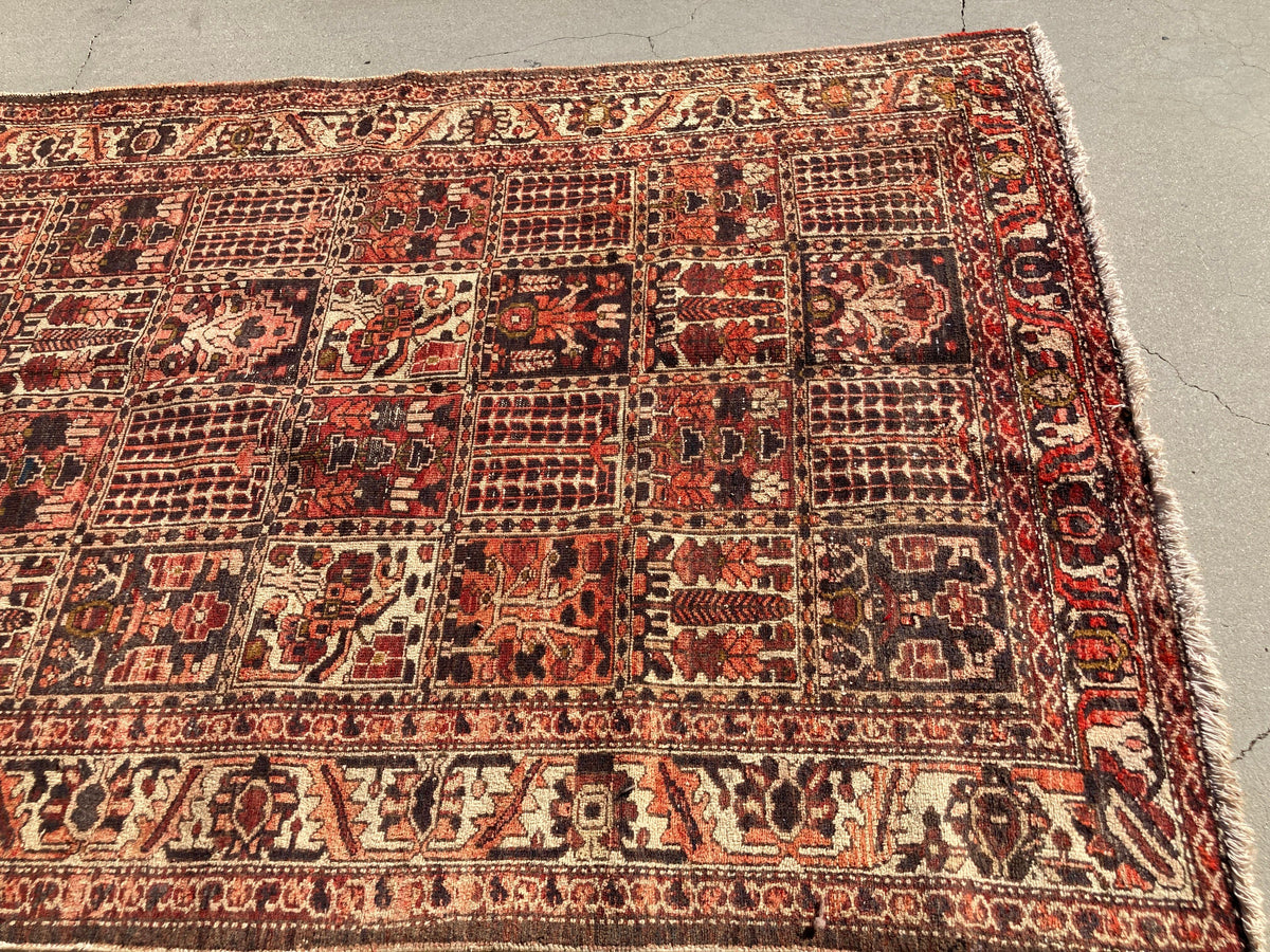 Antique Hand-Knotted Wool Rug from Turkey, Bohemian Design, Circa 1940 — Turkey