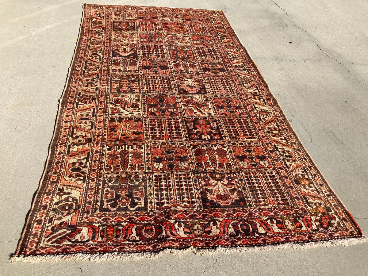 Antique Hand-Knotted Wool Rug from Turkey, Bohemian Design, Circa 1940 — Turkey