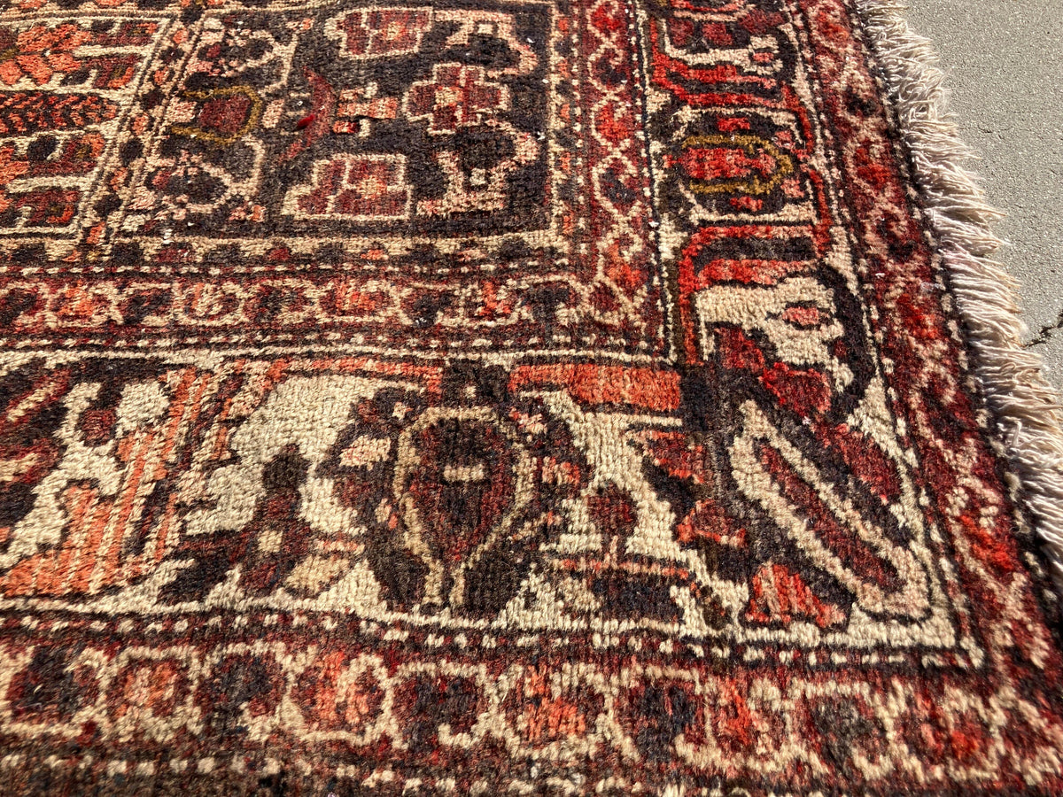 Antique Hand-Knotted Wool Rug from Turkey, Bohemian Design, Circa 1940 — Turkey